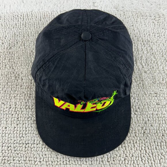 Vintage Valeo Snapback Trucker Hat OSFA Gecko Lizard Iguana Reptile Embroidered - Picture 2 of 7